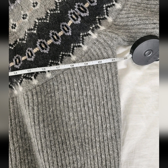 Khaite Michaela Fair Isle cashmere-blend cardigan XL Excellent Condition Women's - Picture 9 of 11